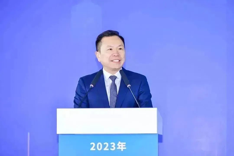 共建未来丨德赢Vwin股份（上海）创新基地亮相“2023年闵行区重大工程项目开工仪式”主会。